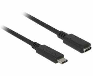 USB kabel Delock Extension USB-C 3.1 2 m černý (85542)
