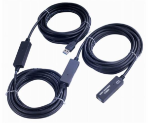 PremiumCord USB 3.0 repeater a prodlužovací kabel A/M-A/F...