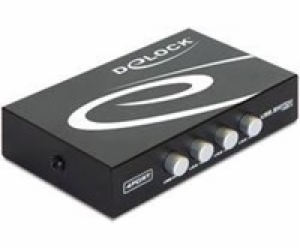 Delock Switch USB 2.0 4-portový, manuální