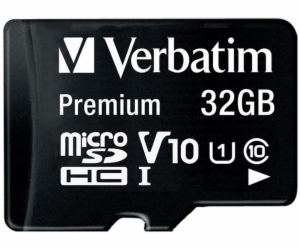 Verbatim microSDHC 32GB Class 10 UHS-I vc. adapteru