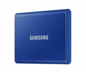 SSD disk Samsung T7 500GB, USB C 3.2 Gen2, externí, modrý