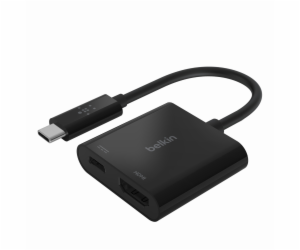 Belkin USB-C na HDMI-Adapter 60W PD, cerna AVC002btBK