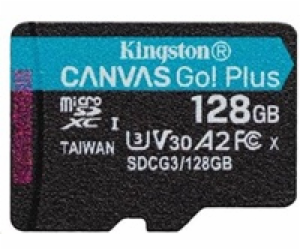 Kingston MicroSDXC karta 128GB Canvas Go! Plus, R:170/W:9...