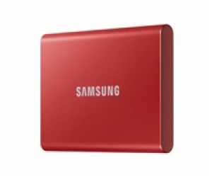 SSD disk Samsung T7 1TB, USB C 3.2 Gen2, externí, červený