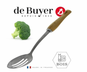 Lžíce s otvory de Buyer, 2701.00, B BOIS, nerez a bukové ...