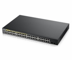 Zyxel GS1900-48HP v2 50-port Gigabit Web Smart PoE switch...