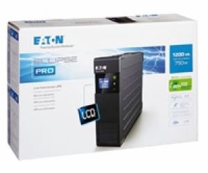 Eaton Ellipse PRO 1200 FR, UPS 1200VA, 8 zásuvek, LCD, če...