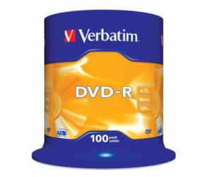 Médium Verbatim DVD-R 4,7GB 16x 100-cake