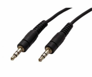 Kabel propojovací audio Jack 3,5(M) - Jack 3,5(M), 1m