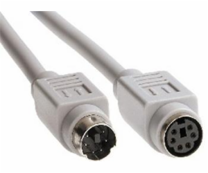 Kabel prodlužovací Roline k PS/2 klávesnici (M/F), 3m
