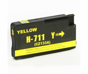 Inkoust CZ132A (No.711) kompatibilní žlutý pro HP (29ml)