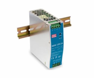 Zdroj Mean Well NDR-120-12 průmyslový 12V 10A na DIN lištu 