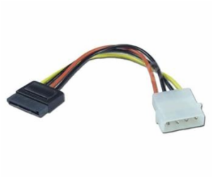 Kabel k HDD SATA (napájecí redukce)  kabelová 0,15m