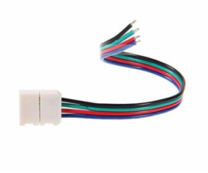Konektor napájecí pro RGB pásek 10mm - jednostranný 