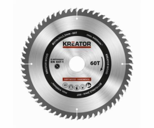 Pilový kotouč Kreator KRT020422 na dřevo 210mm, 60T