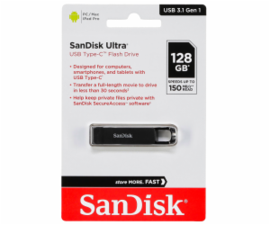 SanDisk Ultra USB typ C 128GB Read 150 MB/s   SDCZ460-128...