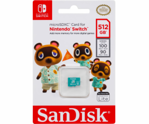 SanDisk MicroSDXC karta 512GB for Nintendo Switch (R:100/...