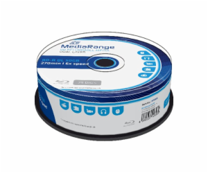 MediaRange BD-R 50GB 6x, spindle, 25ks (MR508)