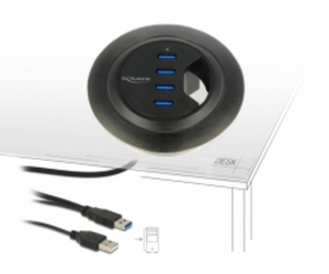 Delock Stolní Hub USB 3.0 4-portový