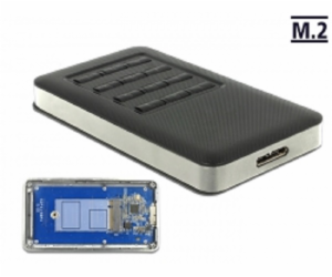 DeLOCK Externes Gehäuse M.2 Key B 42 mm SSD > USB 3.0 Typ...