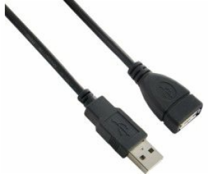 Lanberg USB kabel Prodlužovací USB 2.0 AM-AF černý 5m (CA...
