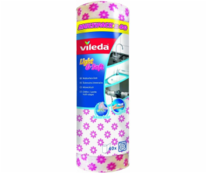 Multisurface cloth Vileda Light & Soft in roll 40 pcs (wh...