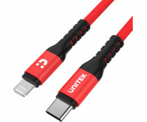 USB Unitek kabel 1M MFI Pro Lighning / USB C kabel (C1406...