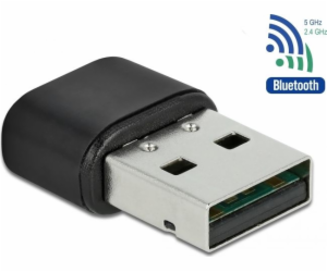Delock Adaptér USB Bluetooth 4.2 a dvoupásmové WLAN ac/a/...