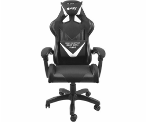 Fury Avenger L černá a bílá herní židle
