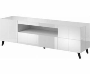 Televizní stolek Cama REJA bílý lesk/bílý lesk