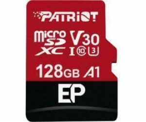 Karta Patriot EP MicroSDXC 128GB Class 10 UHS-I/U3 A1 V30...