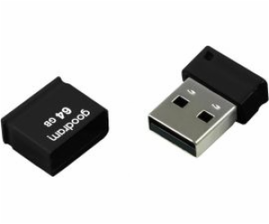 Flash disk GOODRAM Piccolo USB 2.0 64GB černý PAMGORFLD0406