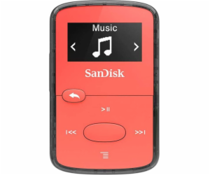 SanDisk Clip Jam MP3 přehrávač 8 GB Červená