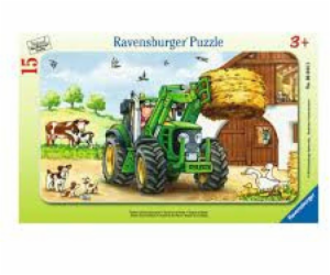 Puzzle Traktor auf dem Bauernhof