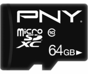 Karta PNY Performance Plus MicroSDXC 64 GB Class 10 (P-SD...