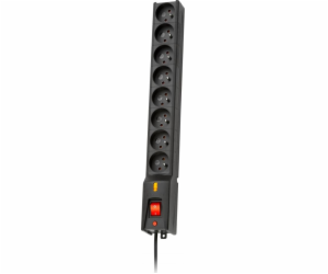 Lestar LXA 816 prodlužovací kabel, 8 zásuvek, 5 m černý (...