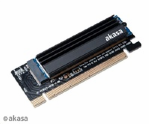 AKASA adaptér M.2 SSD to PCIe adapter card with heatsink ...