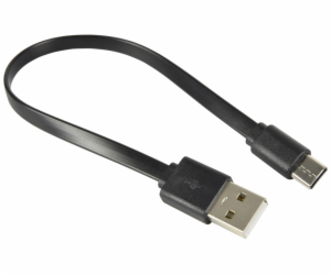 AV:Link plochý kabel USB Typ-C, 20cm