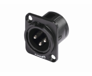 Hicon XLR mounting plug 3pin HI-X3DM-M
