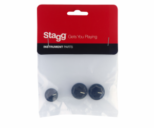 Stagg SP-KNJB-BK, knoflíky na potenciometry pro baskytaru