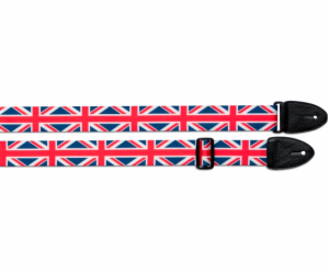 Stagg STE FLAG UK, kytarový popruh, vzor britské vlajky