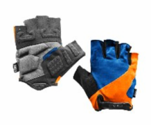 Spokey EXPERT Pánské cyklistické rukavice, modro-oranžové...