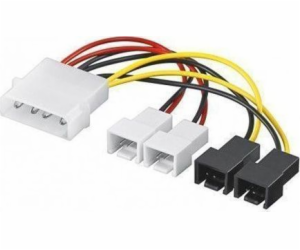 Adapter 4P-2x 3P 12Volt, 2x 3P 5Volt