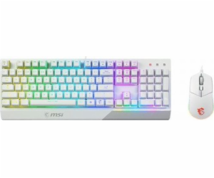 MSI klávesnice + myš Vigor GK30 Combo bílá