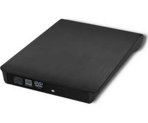 Qoltec 51857 External DVD-RW recorder |USB 3:0|Black