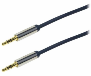 Kabel LogiLink Jack 3.5mm - Jack 3.5mm 0.5m niebieski (CA...