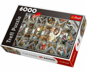 TREFL Puzzle 65000 - Klenba, Sixtinská kaple