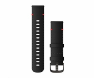 Garmin Řemínek Quick Release 22 mm, kožený černý, šedá př...