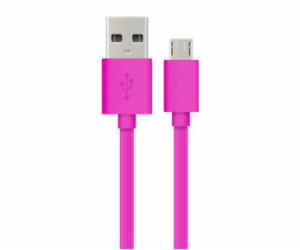 Energizer Hightech Ultra Flat Micro-USB Cable 1.2m pink (...