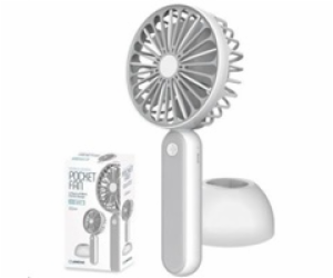 Platinet PRDF6108 - kapesní ventilátor 1200mAh bílo/šedý